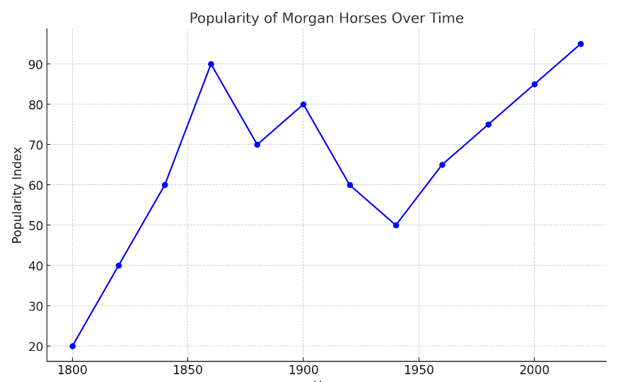 Popularity of Morgan Horses Over Time